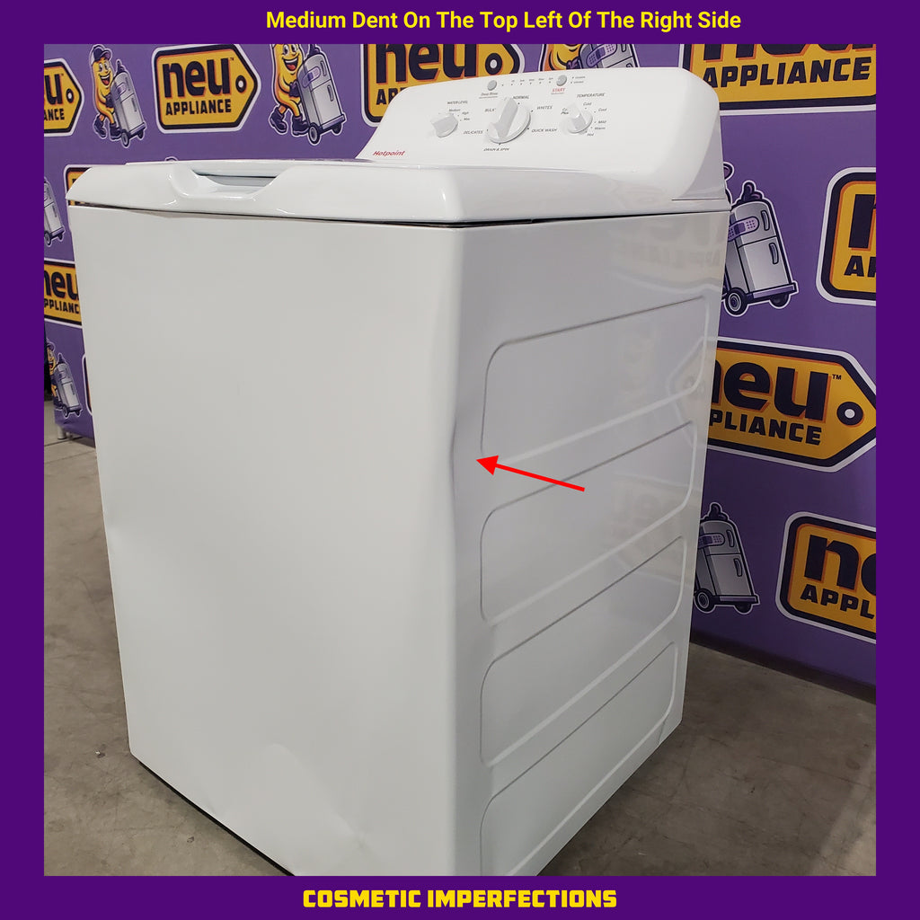 Pictures of Hotpoint® 4.0 cu. ft. Capacity Washer with Cold Plus and Water Level Control 25131SD293 - HTW265ASWWW - Scratch & Dent (Moderate) - Neu Appliance Outlet - Discount Appliance Outlet in Austin, Tx