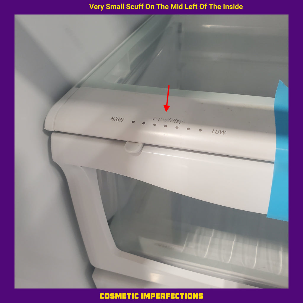 Pictures of Maytag Fingerprint Resistant Stainless Steel 19 Cu. Ft. Bottom Mount Refrigerator with FreshLock Crispers and BrightSeries LED Lighting MBF1958FEZ - Certified Refurbished - Neu Appliance Outlet - Discount Appliance Outlet in Austin, Tx