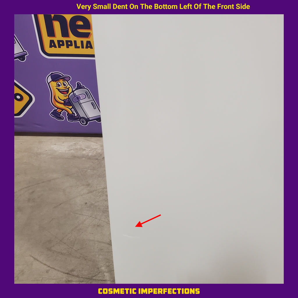 Pictures of Frigidaire Top Freezer 18 Cu. Ft. Capacity Refrigerator with Spacious Interior Storage and Bright LED Lighting in White FFHT1822UW - Scratch and Dent (Minor) - Neu Appliance Outlet - Discount Appliance Outlet in Austin, Tx