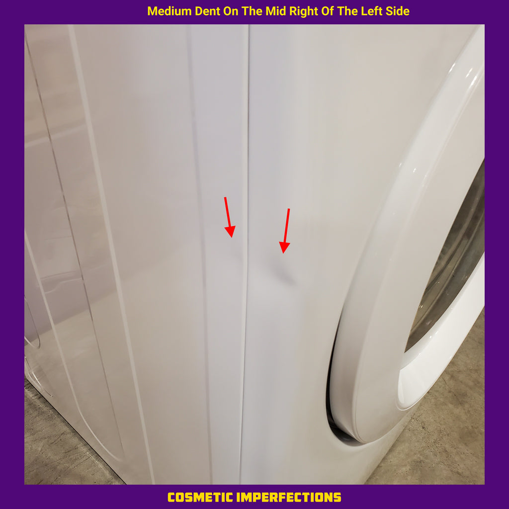 Pictures of LG 7.4 cu. ft. Vented Stackable Electric Dryer in White with Sensor Dry Technology 22231SD290 - DLE3470W - Scratch & Dent (Minor) - Neu Appliance Outlet - Discount Appliance Outlet in Austin, Tx