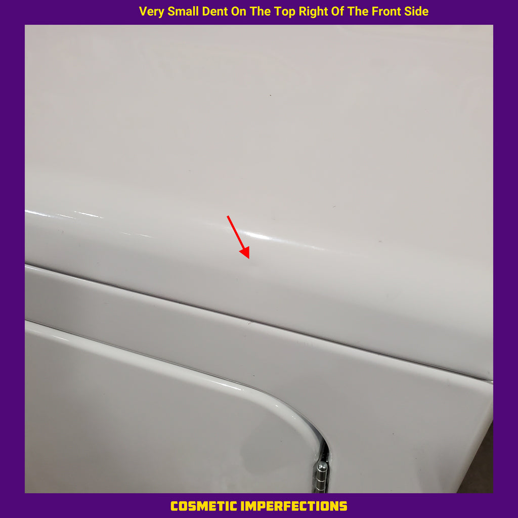 Pictures of Maytag Top Load 4.8 cu ft Washer with Deep Fill and Slow-Close Glass Lid MVW6200KW - Scratch & Dent (Minor) and Maytag 7.0 cu ft Electric Dryer with Moisture Sensing and Quick Dry Cycle 16221 - MED6200KW - Scratch & Dent (Moderate) - Neu Appliance Outlet - Discount Appliance Outlet in Austin, Tx