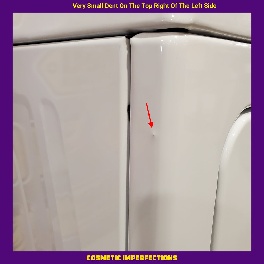 Pictures of Maytag Top Load 4.8 cu ft Washer with Deep Fill and Slow-Close Glass Lid MVW6200KW - Scratch & Dent (Minor) and Maytag 7.0 cu ft Electric Dryer with Moisture Sensing and Quick Dry Cycle 16218 - MED6200KW - Open Box - Neu Appliance Outlet - Discount Appliance Outlet in Austin, Tx