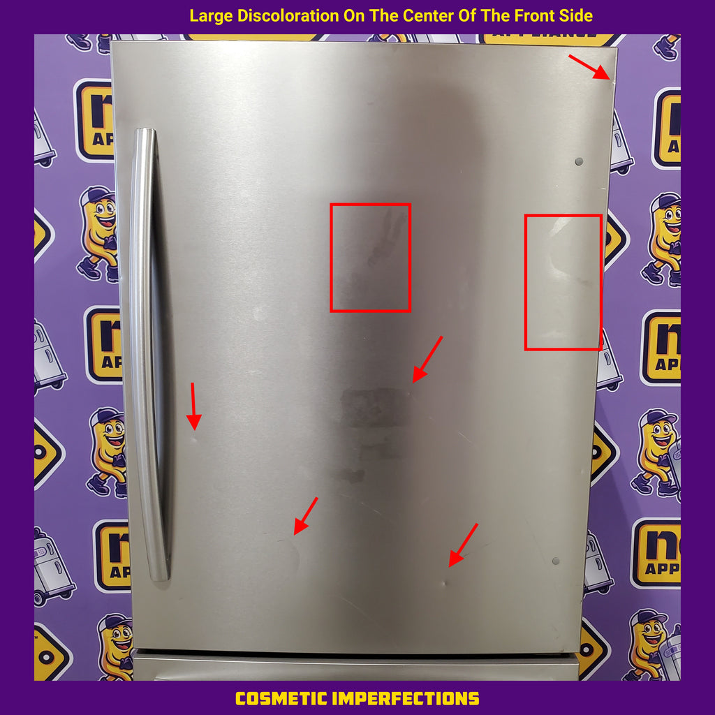 Mora 17.2 cu. ft. Counter Depth Bottom Freezer Refrigerator with LED Interior Lighting 30134SD205 - MRB172N6ASE - Scratch & Dent (Moderate)