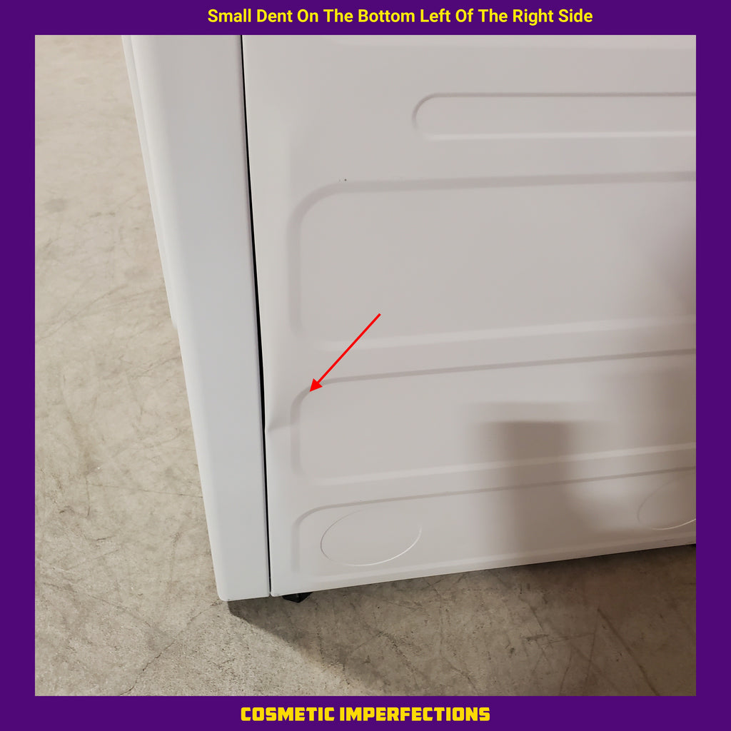 Pictures of Hotpoint 6.2 cu. ft. Capacity Electric Dryer with Up To 120 ft. Venting and Shallow Depth HTX26EASWWW - Scratch & Dent (Minor) - Neu Appliance Outlet - Discount Appliance Outlet in Austin, Tx