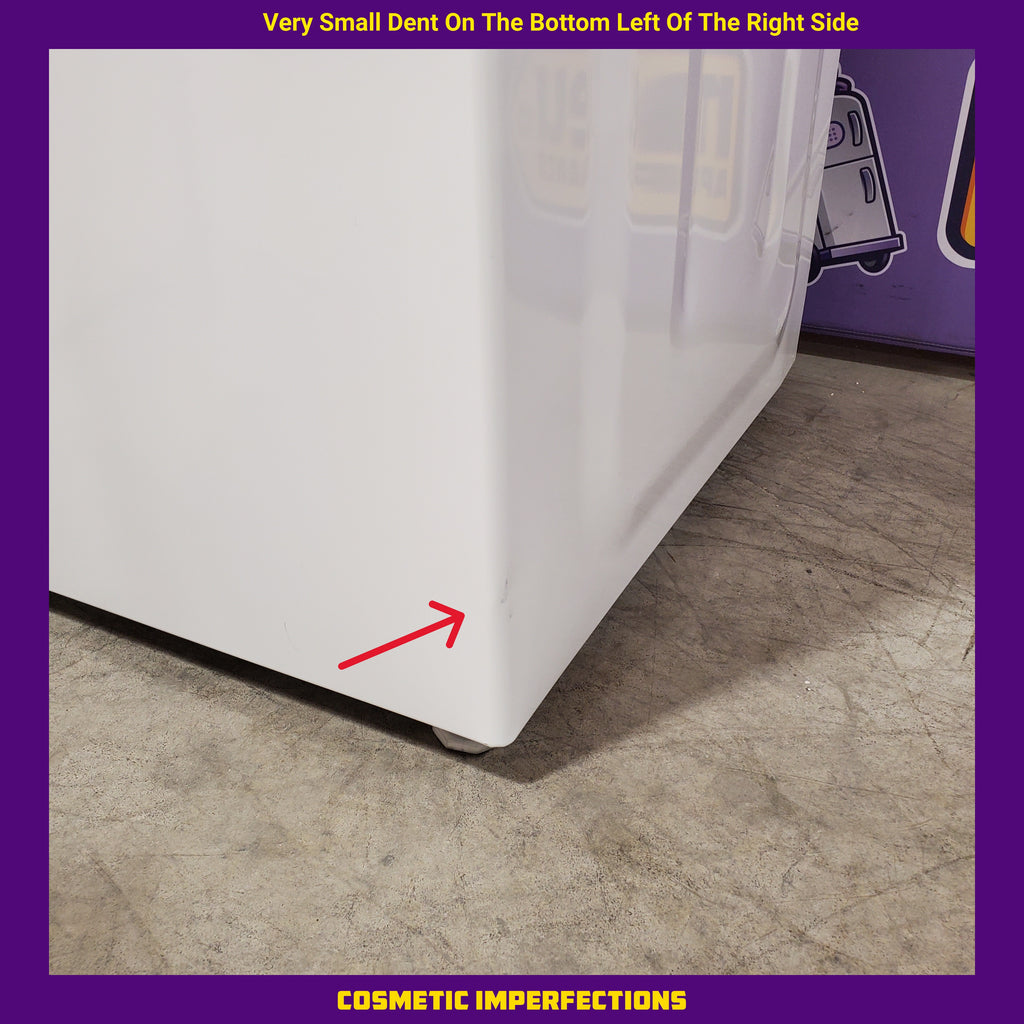 Pictures of Maytag Top Load 4.8 cu ft Washer with Deep Fill and Slow-Close Glass Lid MVW6200KW - Scratch & Dent (Minor) and Maytag 7.0 cu ft Electric Dryer with Moisture Sensing and Quick Dry Cycle 16160 - MED6200KW - Scratch & Dent (Minor) - Neu Appliance Outlet - Discount Appliance Outlet in Austin, Tx