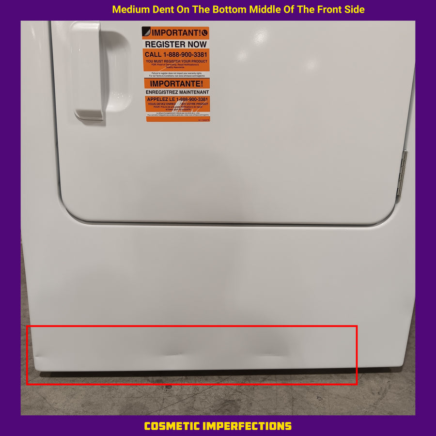 Maytag Top Load 4.8 cu ft Washer with Deep Fill and Slow-Close Glass Lid MVW6200KW - Scratch & Dent (Moderate) and Maytag 7.0 cu ft Electric Dryer with Moisture Sensing and Quick Dry Cycle 16176 - MED6200KW - Scratch & Dent (Moderate)