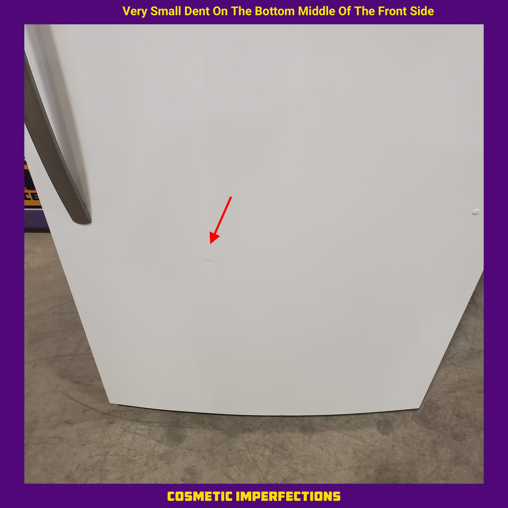 Pictures of Frigidaire 20 Cu. Ft. ENERGY STAR Garage Ready White Upright Freezer with EvenTemp™ Cooling System 4SD454 - FFUE2024AW - Scratch & Dent (Moderate) - Neu Appliance Outlet - Discount Appliance Outlet in Austin, Tx