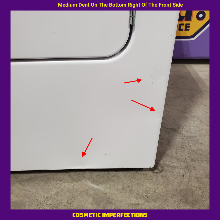 Maytag Top Load 4.8 cu ft Washer with Deep Fill and Slow-Close Glass Lid MVW6200KW - Scratch & Dent (Minor) and Maytag 7.0 cu ft Electric Dryer with Moisture Sensing and Quick Dry Cycle 16195 - MED6200KW - Scratch & Dent (Moderate)