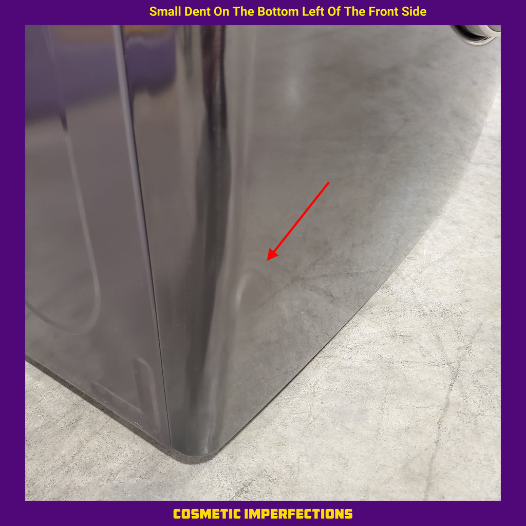 LG Black Steel Smart Wi-Fi Enabled Front Load Electric 7.4 Cu. Ft. Dryer with TurboSteam and Built-In Intelligence 6SD53 - DLEX4000B - Scratch & Dent (Minor)