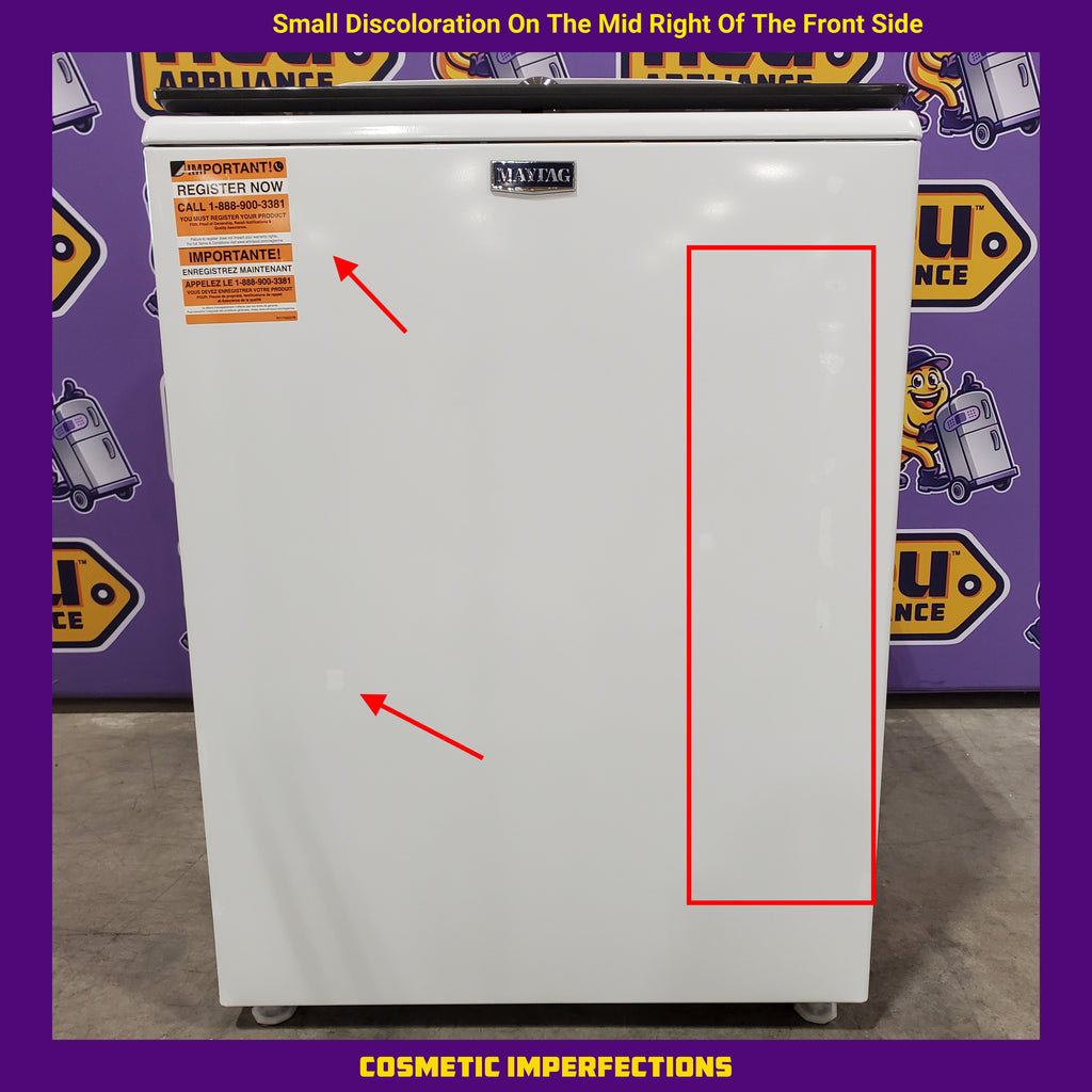 Pictures of Maytag Top Load 4.8 cu ft Washer with Deep Fill and Slow-Close Glass Lid 30132SD91 - MVW6200KW - Scratch & Dent (Minor) - Neu Appliance Outlet - Discount Appliance Outlet in Austin, Tx