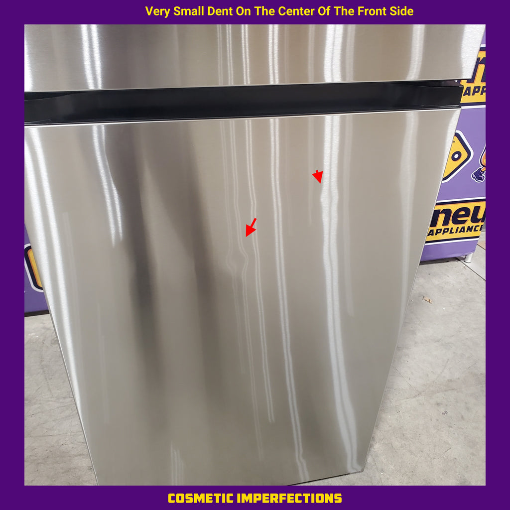 LG Print Proof Stainless Steel 18 cu.ft. Garage Ready Top Freezer Refrigerator with Multi-Air Flow System 3SD895 - Open Box