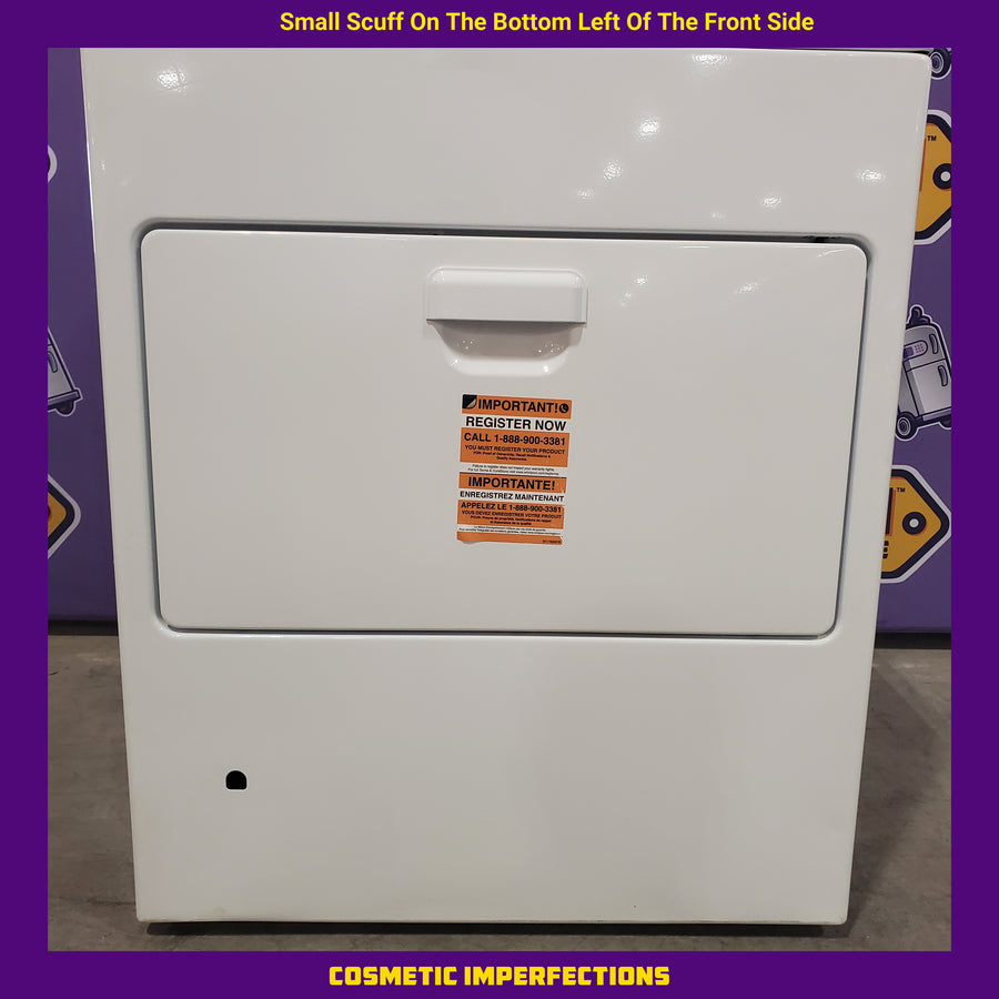 Whirlpool 7.0 cu. ft. Vented Front Load Gas Dryer in White with Adaptive Dry 25136SD622 - WGD4107SW - Scratch & Dent (Moderate)