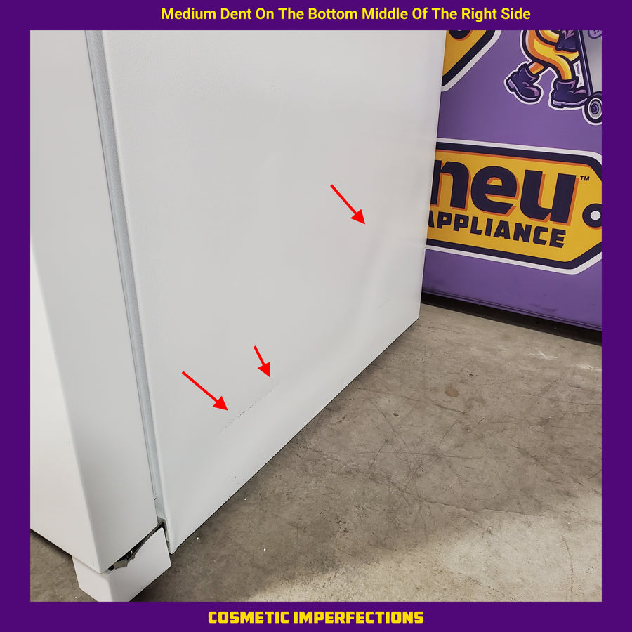 Frigidaire 22 Cu. Ft. 33" Standard-Depth Side-by-Side Refrigerator in White 22132SD138 - FRSS2323AW - Scratch & Dent (Minor)