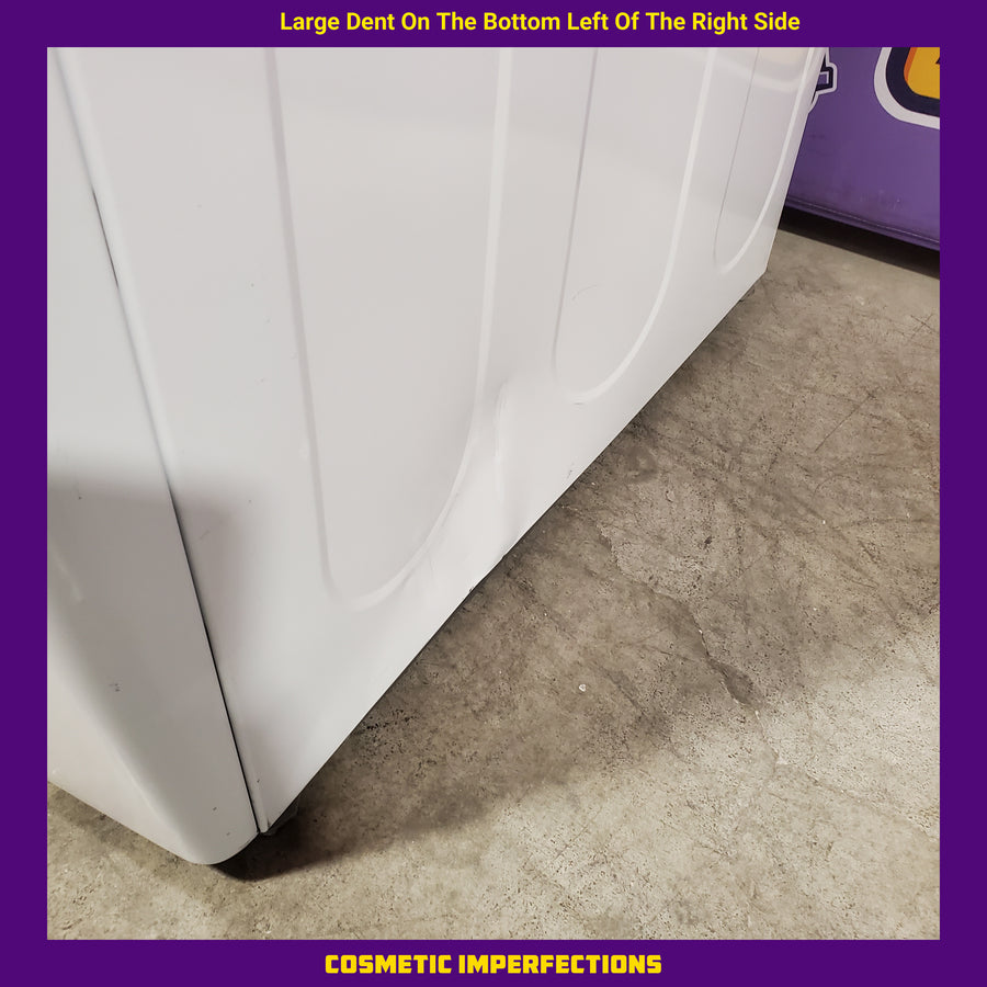 LG 4.5 cu. ft. Front Load Washer with Steam and Built-In Intelligence in White 251318SD1348 - WM4000HWA - Scratch & Dent (Moderate)