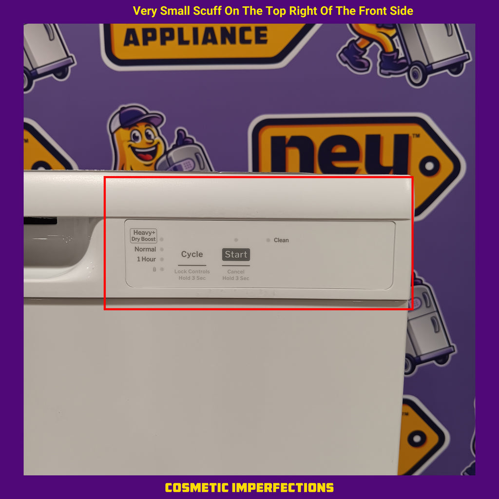 Pictures of GE® ENERGY STAR® Dishwasher with Front Controls in White 25CR142 - GDF460PGTWW - Scratch & Dent (Minor) - Neu Appliance Outlet - Discount Appliance Outlet in Austin, Tx