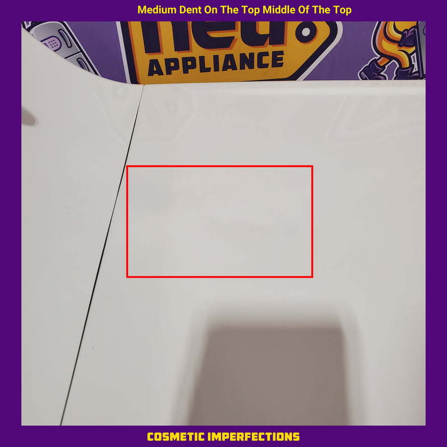 Hotpoint 6.2 cu. ft. Capacity Electric Dryer with Up To 120 ft. Venting and Shallow Depth 25139SD803 - HTX26EASWWW - Scratch & Dent (Moderate)