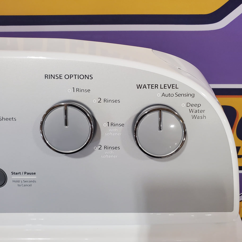 Whirlpool Top Load 3.5 Cu. Ft. Washer with Deep Water Wash Option WTW4816FW - Open Box and Whirlpool Vented 7.0 Cu. Ft. Electric Dryer 16104 - WED4815EW - Open Box