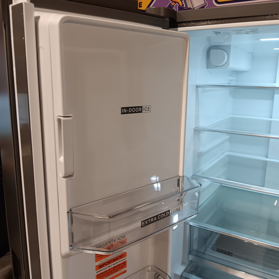 Whirlpool French Door Refrigerator in Fingerprint Resistant Stainless Finish with In-Door Water and Ice Maker - 30 cu. ft. WRFF3536SZ - Scratch & Dent (Moderate)