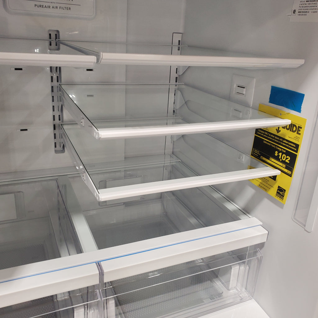 Frigidaire 27.8 cu. ft. 3 Door French Door Refrigerator with Exterior Water and Ice Dispenser 20131SD198 - FRFS2823AS - Scratch & Dent (Moderate)