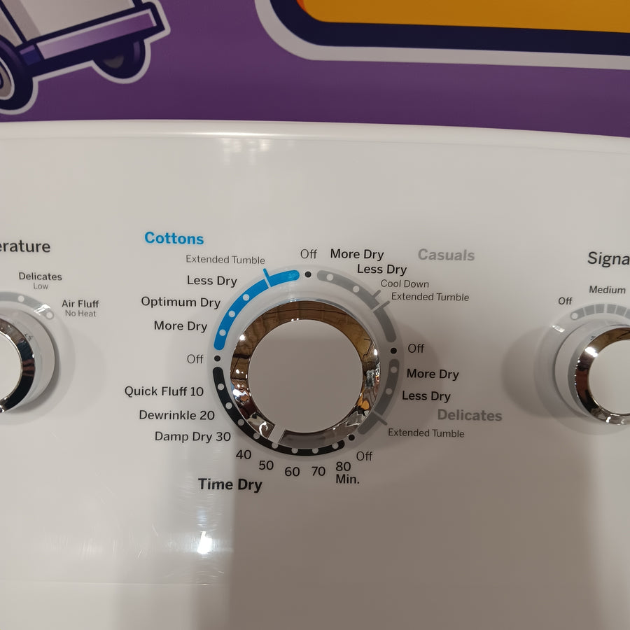 GE White Top Load 4.0 Cu. Ft. Capacity Washer with Stainless Steel Wash Basket GTW325ASWWW - New in Box and GE White Electric 6.2 Cu. Ft. Capacity Dryer with Shallow Depth and Up to 120 Ft. Venting Capability 16279 - GTX33EASKWW - Certified Refurbished