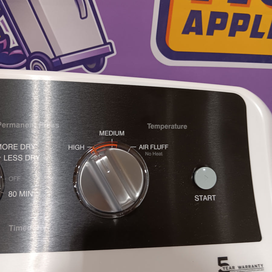 GE® Commercial Quality 6.2 cu. ft. Capacity Electric Dryer with Up To 120 ft. Venting GE9870 - GTX52EASPWB - New in Box