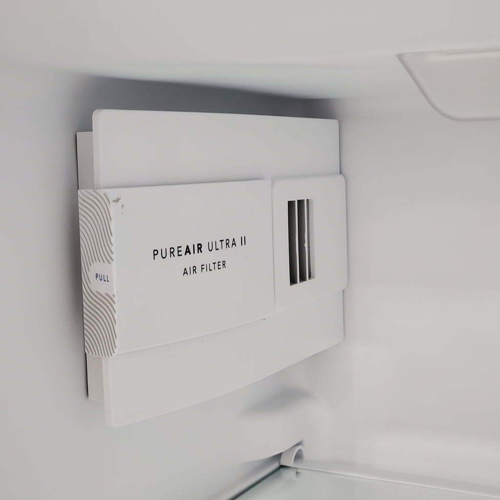Pictures of Frigidaire 25.6 cu. ft. ENERGY STAR Side by Side Refrigerator with Exterior Water and Ice Dispenser in Stainless Steel FRSS2623AS - Scratch & Dent (Minor) - Neu Appliance Outlet - Discount Appliance Outlet in Austin, Tx