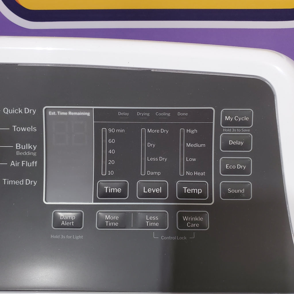 Pictures of GE White Electric 7.4 Cu. Ft. Dryer with Up to 120 FT. Venting and Sensor Dry GTD58EBSVWS - Open Box - Neu Appliance Outlet - Discount Appliance Outlet in Austin, Tx