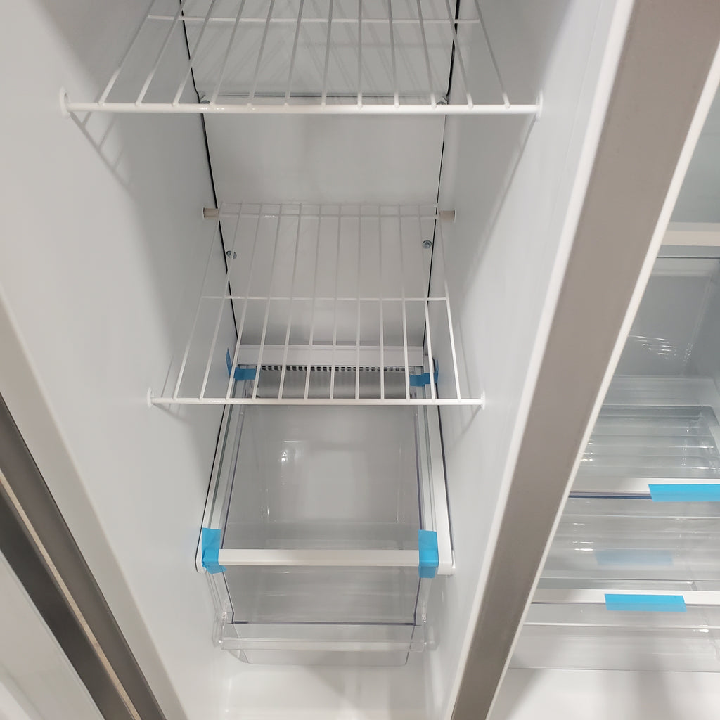 Pictures of Frigidaire Standard Depth 25.6 Cu. Ft. Side by Side 36" Refrigerator with a EvenTemp Cooling System FRSS26L3AF - Scratch and Dent (Minor) - Neu Appliance Outlet - Discount Appliance Outlet in Austin, Tx