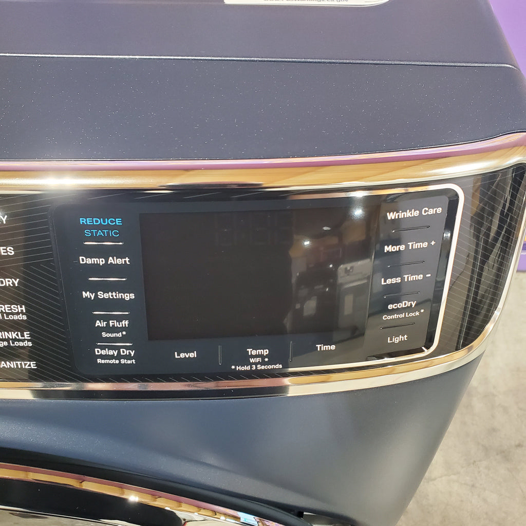 GE Profile Smart Front Load Electric 7.8 Cu. Ft. Capacity Dryer with Steam and Sanitize Cycle 22SD006 - PFD87ESPVRS - Scratch & Dent (Minor)