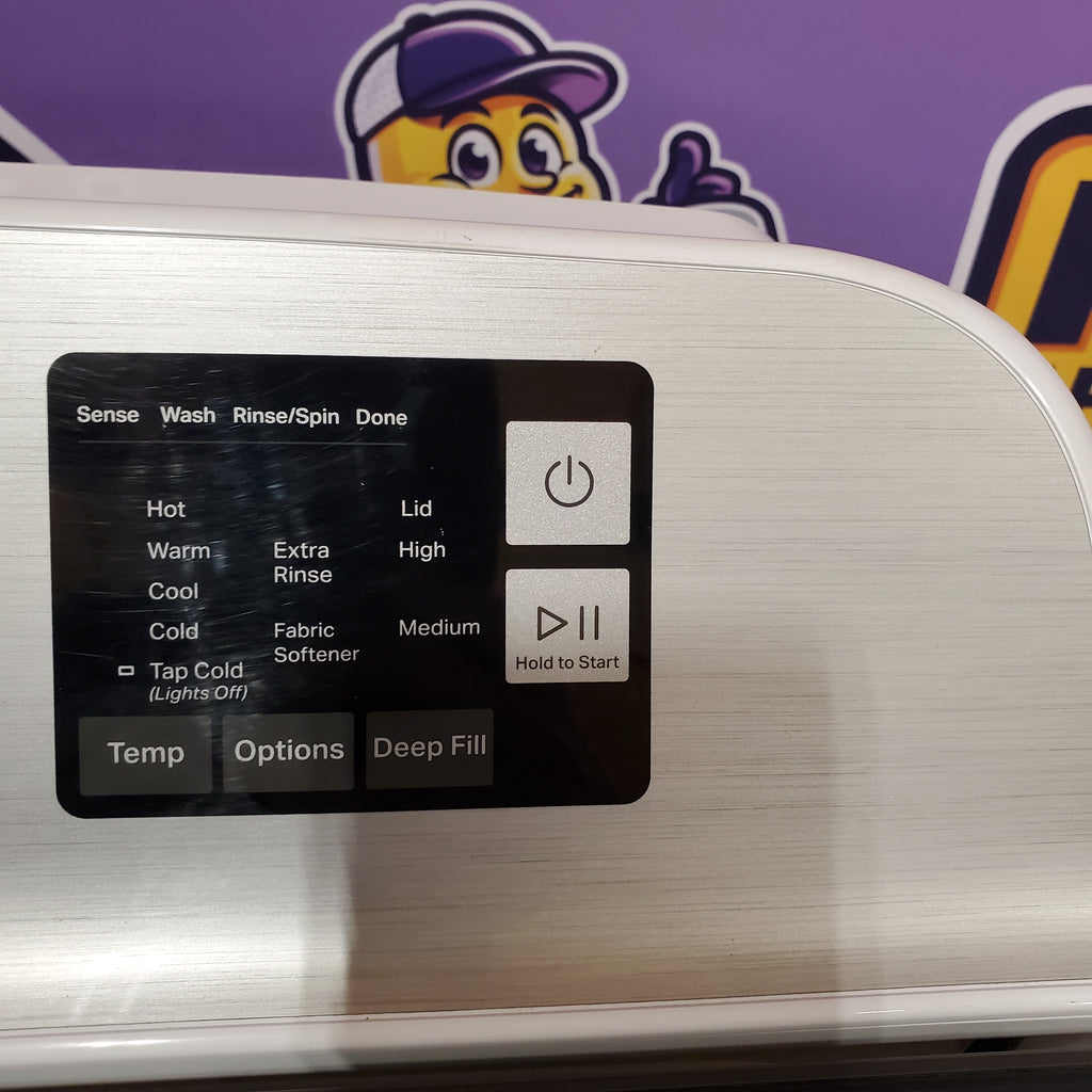 Pictures of Maytag Top Load 4.8 cu ft Washer with Deep Fill and Slow-Close Glass Lid 30133SD122 - MVW6200KW - Scratch & Dent (Moderate) - Neu Appliance Outlet - Discount Appliance Outlet in Austin, Tx