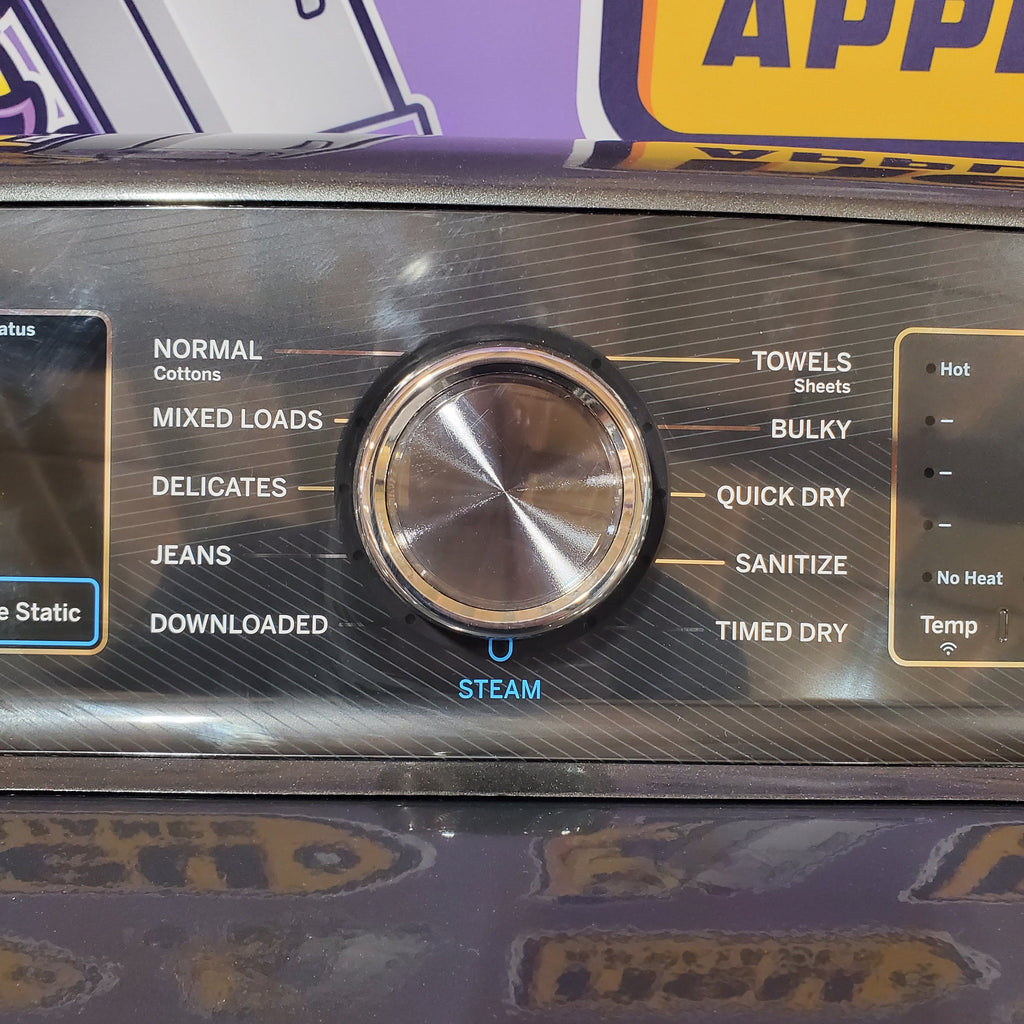 GE Profile 5.4 cu. ft. Top Load Washing Machine with FlexDispense PTW700BPTDG - Scratch & Dent (Minor) and GE Profile 7.4 cu. ft. Gas Dryer with Steam 16041 - PTD70EBPTDG - Open Box