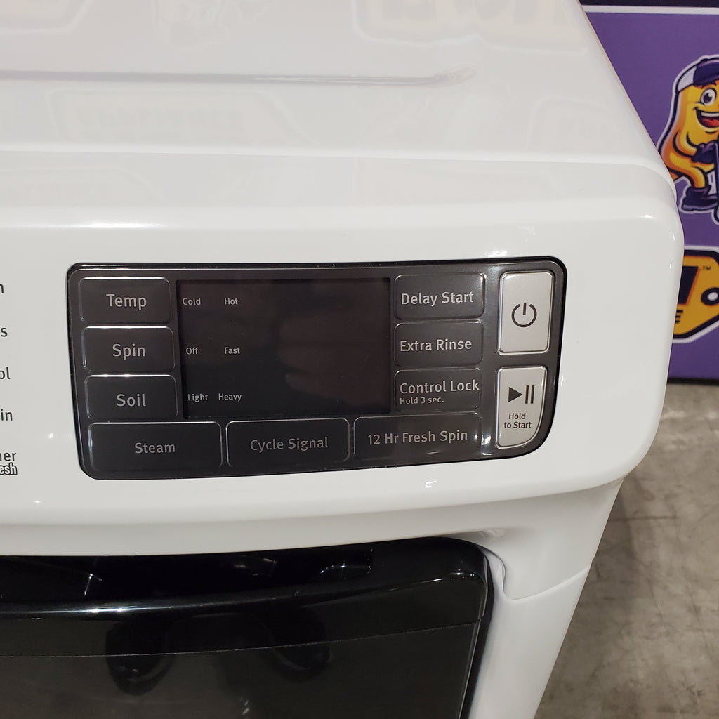 Pictures of Maytag 4.5 cu. ft. Front Load Washer with Extra Power and 12-Hr Fresh Spin™ Option MHW5630HW - Scratch & Dent (Moderate) and Maytag 7.3 cu. ft. Front Load Gas Dryer with Extra Power and Quick Dry Cycle MGD5630HW - Scratch & Dent (Minor) - Neu Appliance Outlet - Discount Appliance Outlet in Austin, Tx