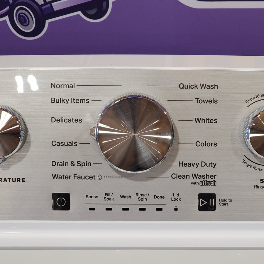 Maytag Top Load 4.7 cu. ft. Agitator Washer with Extra Power and Deep Fill Option MVW5435PW - Open Box