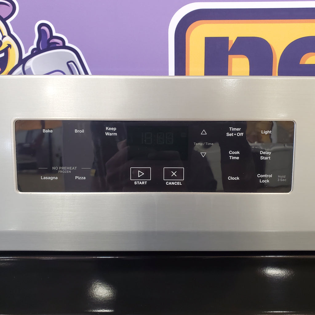 Pictures of Whirlpool Stainless Steel Electric 30 Inch Range with No Preheat Mode WFES3030RS - Open Box - Neu Appliance Outlet - Discount Appliance Outlet in Austin, Tx