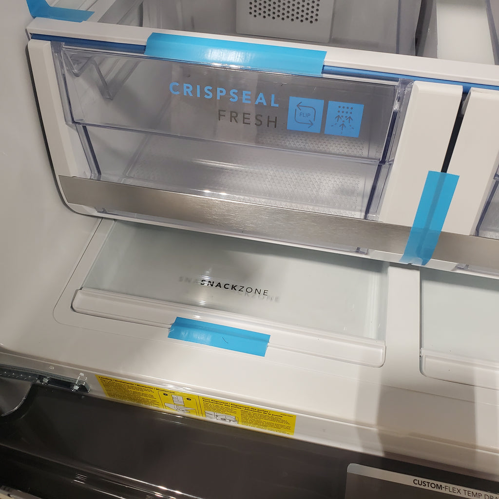 Pictures of Frigidaire Gallery 22 Cu. Ft. 4-Door Counter-depth French Door Refrigerator with Ice Maker (Fingerprint Resistant Stainless Steel) ENERGY STAR GRMC2273CF - Scratch and Dent (Major) - Neu Appliance Outlet - Discount Appliance Outlet in Austin, Tx