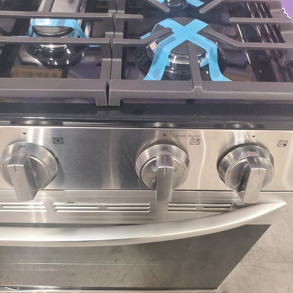 Pictures of LG Stainless Steel Smart Wi-Fi Enabled Gas 5.8 Cu. Ft Range with EasyClean and Superboil Burner LRGL5821S - Open Box - Neu Appliance Outlet - Discount Appliance Outlet in Austin, Tx