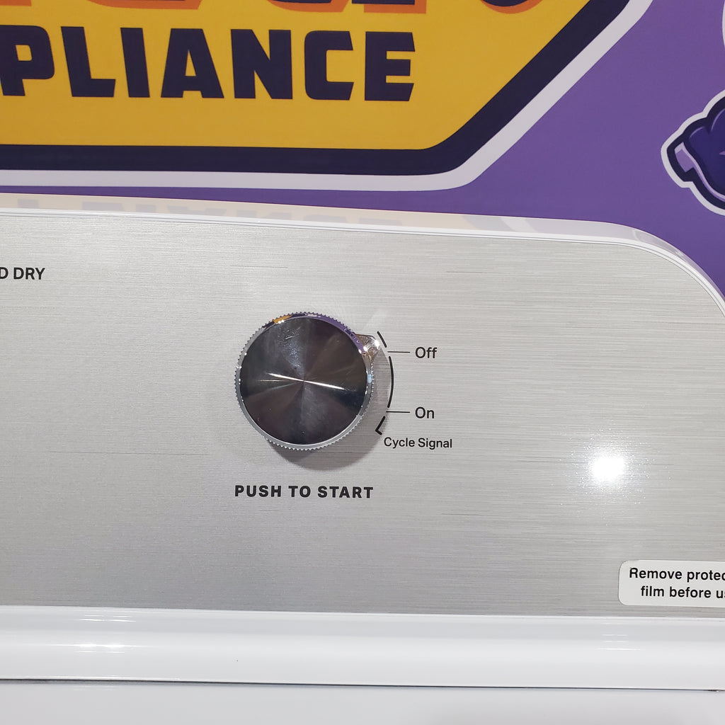 Maytag 4.5 cu. ft. Capacity Top Load Washer with Power™ Agitator and Deep Fill MVW4505MW - Scratch & Dent (Minor) and Maytag 7.0 cu. ft. Capacity Top Load Electric Wrinkle Prevent Dryer 16088 - MED4500MW - Open Box