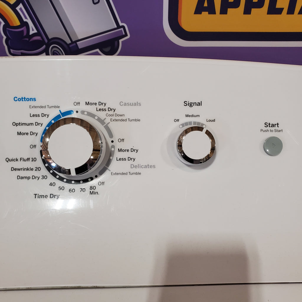 Pictures of GE White Top Load 4.0 Cu. Ft. Capacity Washer with Stainless Steel Wash Basket GTW325ASWWW - New in Box and GE White Electric 7.2 Cu. Ft. Dryer with Aluminized Alloy Drum 16209 - GTD42EASJWW - Certified Refurbished - Neu Appliance Outlet - Discount Appliance Outlet in Austin, Tx