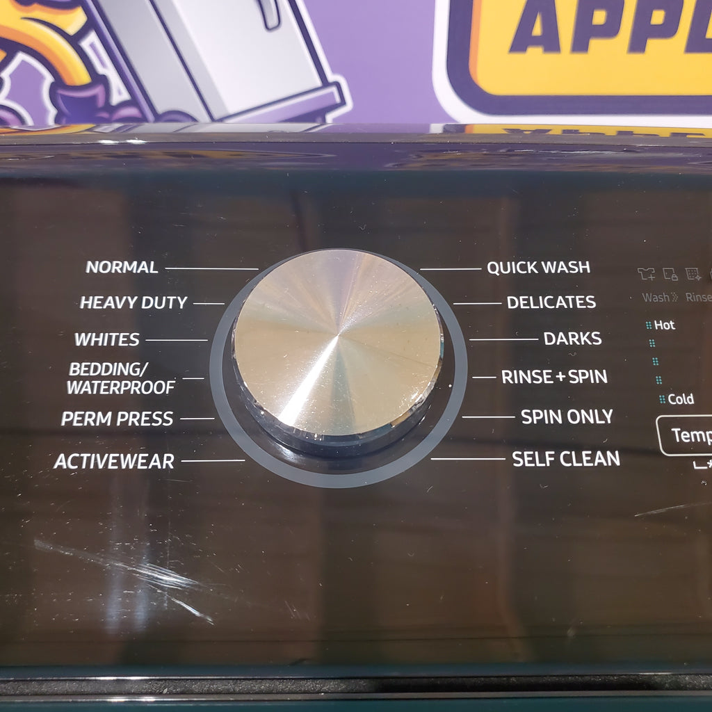 Pictures of Samsung 28 Inch Top Load Washer with 5.0 Cu. Ft. Capacity Black Stainless Steel-WA50R5400AV-Certified Refurbished - Neu Appliance Outlet - Discount Appliance Outlet in Austin, Tx