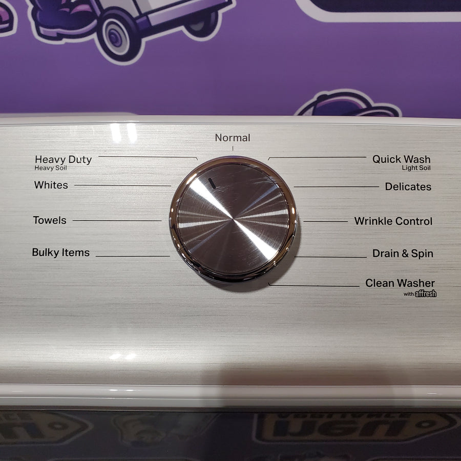 Maytag Top Load 4.8 cu ft Washer with Deep Fill and Slow-Close Glass Lid MVW6200KW - Scratch & Dent (Minor) and Maytag 7.0 cu. ft Top Load Gas Dryer with Moisture Sensing 16223 - MGD6200KW - Scratch and Dent (Moderate)