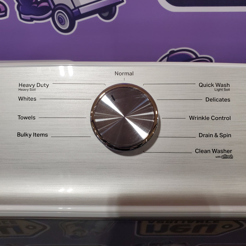 Pictures of Maytag Top Load 4.8 cu ft Washer with Deep Fill and Slow-Close Glass Lid MVW6200KW - Scratch & Dent (Minor) and Maytag 7.0 cu. ft Top Load Gas Dryer with Moisture Sensing 16223 - MGD6200KW - Scratch and Dent (Moderate) - Neu Appliance Outlet - Discount Appliance Outlet in Austin, Tx