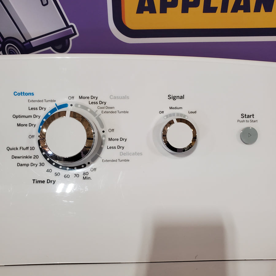 GE White Top Load 4.0 Cu. Ft. Capacity Washer with Stainless Steel Wash Basket GTW325ASWWW - New in Box and GE White Electric Aluminized Alloy Drum 7.2 Cu. Ft. Dryer with Sensor Dry and Extended Tumble 16210 - GTD45EASJWS - Certified Refurbished