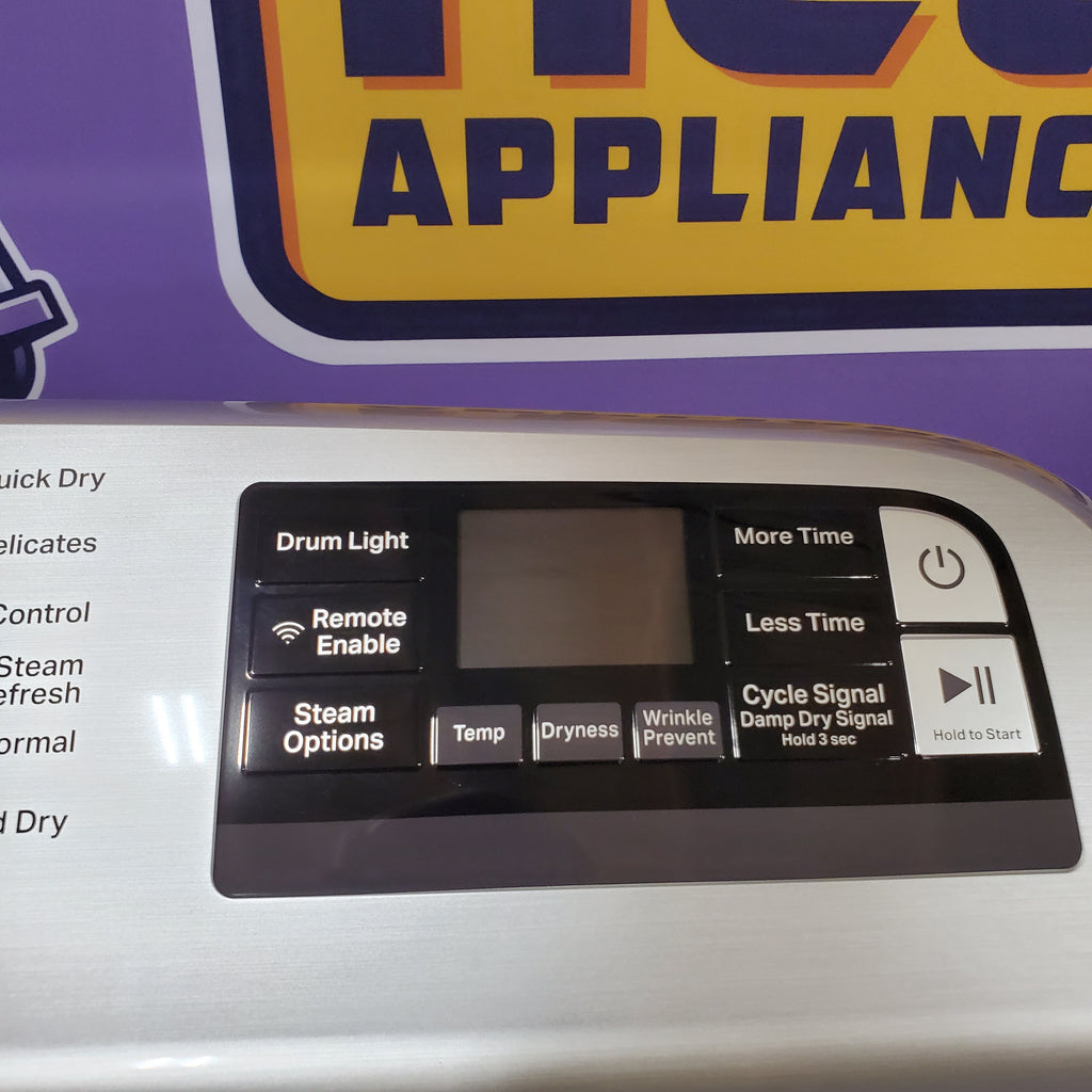 Maytag 5.3 cu. ft. Metallic Slate Smart Capable ENERGY STAR Top Load Washing Machine with Extra Power MVW7232HC - Scratch & Dent (Minor) and Maytag 7.4 Cu. Ft. Metallic Slate Electric Dryer with Extra Power MED7230HC - Open Box