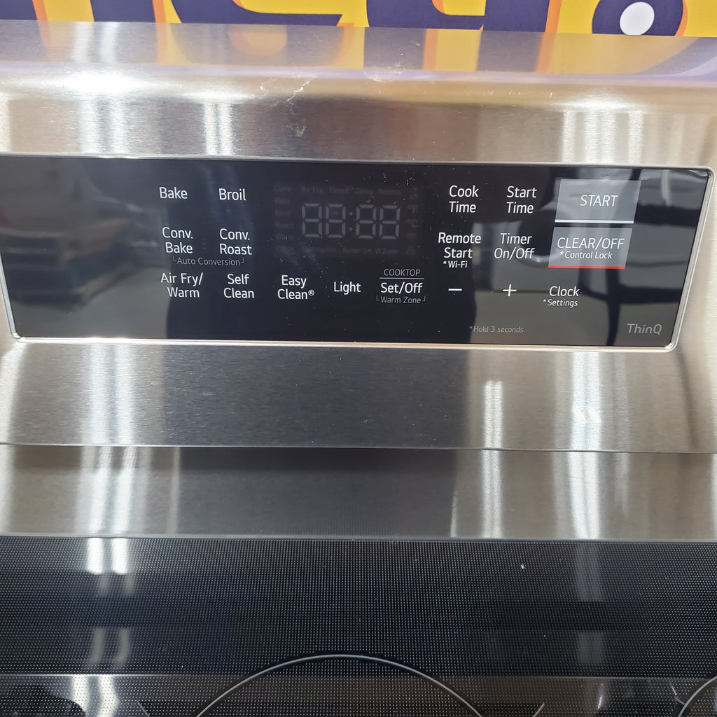 6.3 cu. ft. Smart Wi-Fi Enabled ProBake Convection® Electric Range with Air Fry & EasyClean® 22SD035 - LREN6323YE