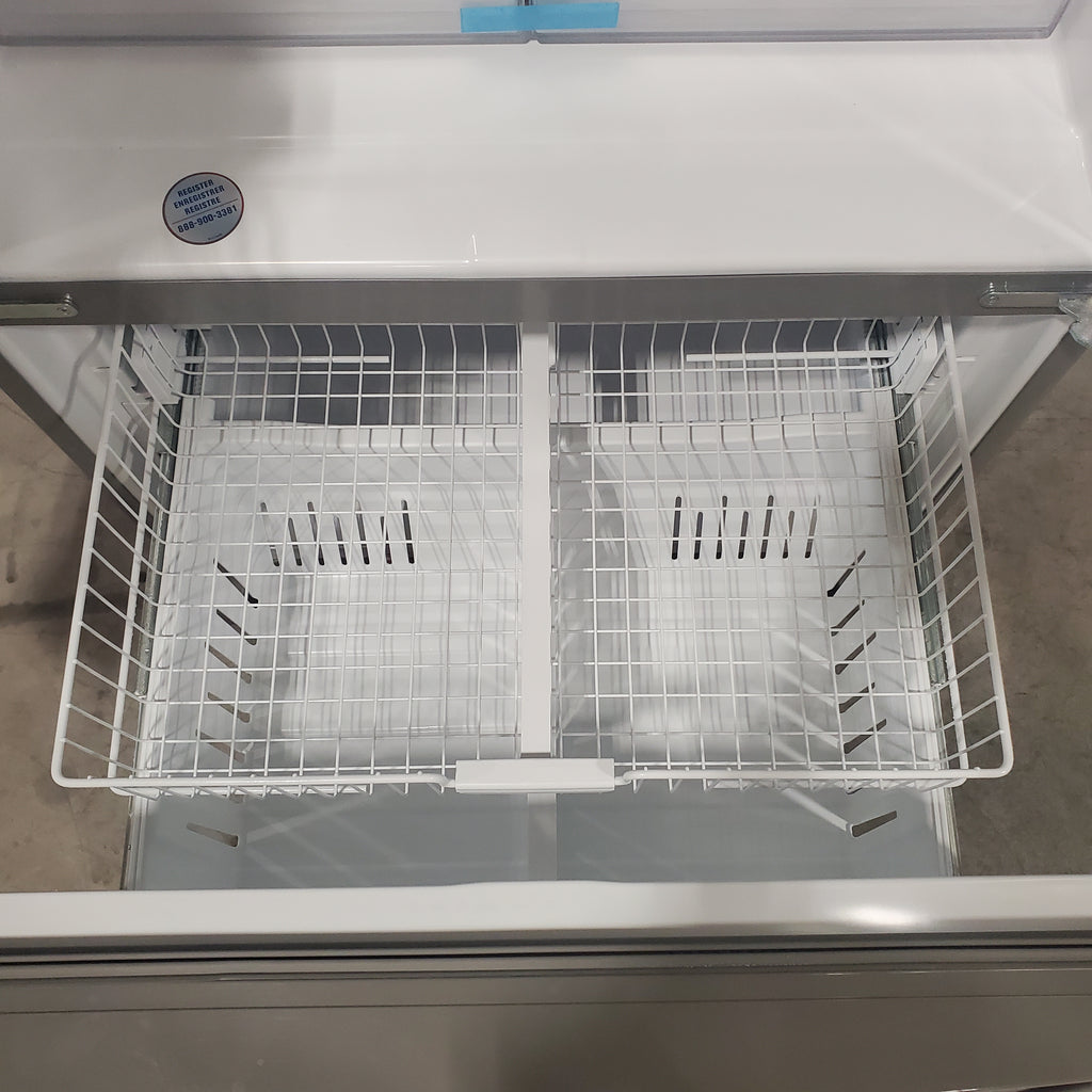Pictures of Whirlpool 36 in. 24.7 cu. ft. Standard Depth French Door Refrigerator in Fingerprint Resistant Stainless Steel - WRFF3436RZ- Scratch & Dent - (Minor) - Neu Appliance Outlet - Discount Appliance Outlet in Austin, Tx