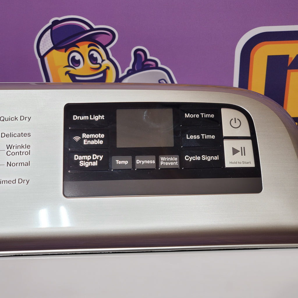 Maytag 5.3 cu. ft. Smart Top Load Washer with Extra Power MVW7232HW3 - Certified Refurbished and Maytag Smart 7.4 cu. ft. Electric Dryer with Extra Power and Advanced Moisture Sensing 16074 - MED6230HW - Scratch & Dent (Minor)