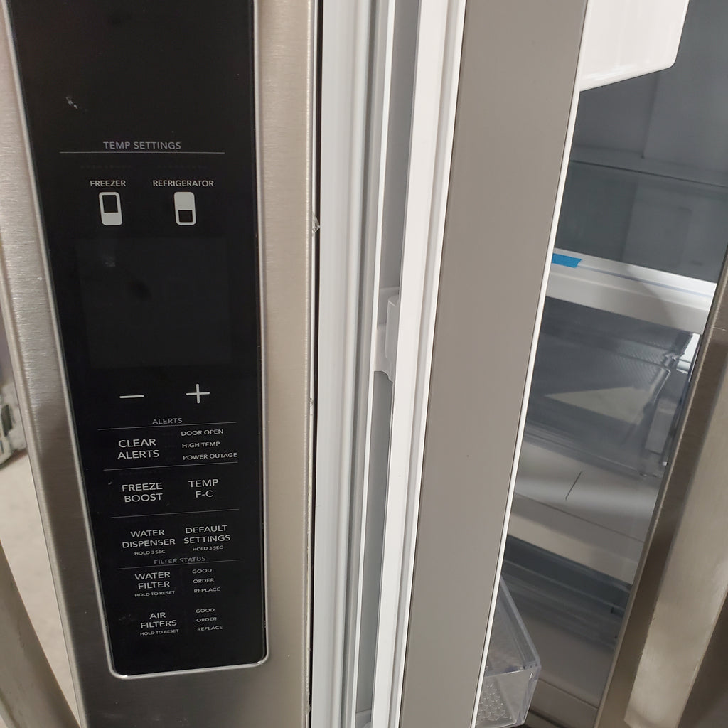 Pictures of Frigidaire 29 Cu. Ft. Standard-Depth French Door Refrigerator in Stainless Steel 20SD015 - FRFN2813AF - Scratch & Dent (Moderate) - Neu Appliance Outlet - Discount Appliance Outlet in Austin, Tx
