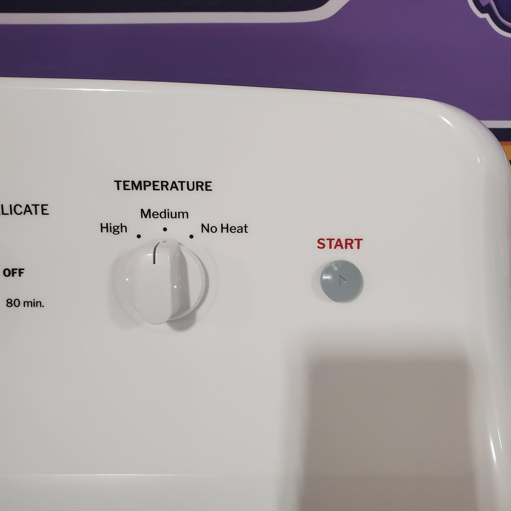 Hotpoint® 4.0 cu. ft. Capacity Washer with Cold Plus and Water Level Control HTW265ASWWW - Scratch & Dent (Minor) and Hotpoint® 6.2 cu. ft. vented Electric Dryer with Auto Dry 16145 - HTX26EASWWW - Certified Refurbished