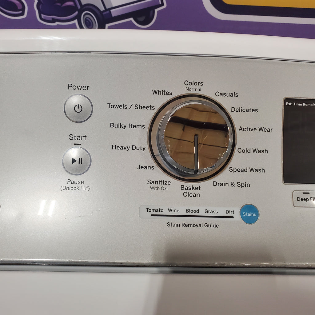 Pictures of GE ENERGY STAR® 4.5 cu. ft. Capacity Washer with Stainless Steel Basket GTW685BSLWS - Certified Refurbished - Neu Appliance Outlet - Discount Appliance Outlet in Austin, Tx