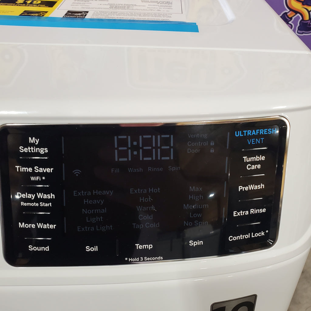 Pictures of GE ENERGY STAR 4.8 cu. ft. Capacity Smart Front Load Washer with UltraFresh Vent System with OdorBlock GFW550SSNWW - New in Box - Neu Appliance Outlet - Discount Appliance Outlet in Austin, Tx